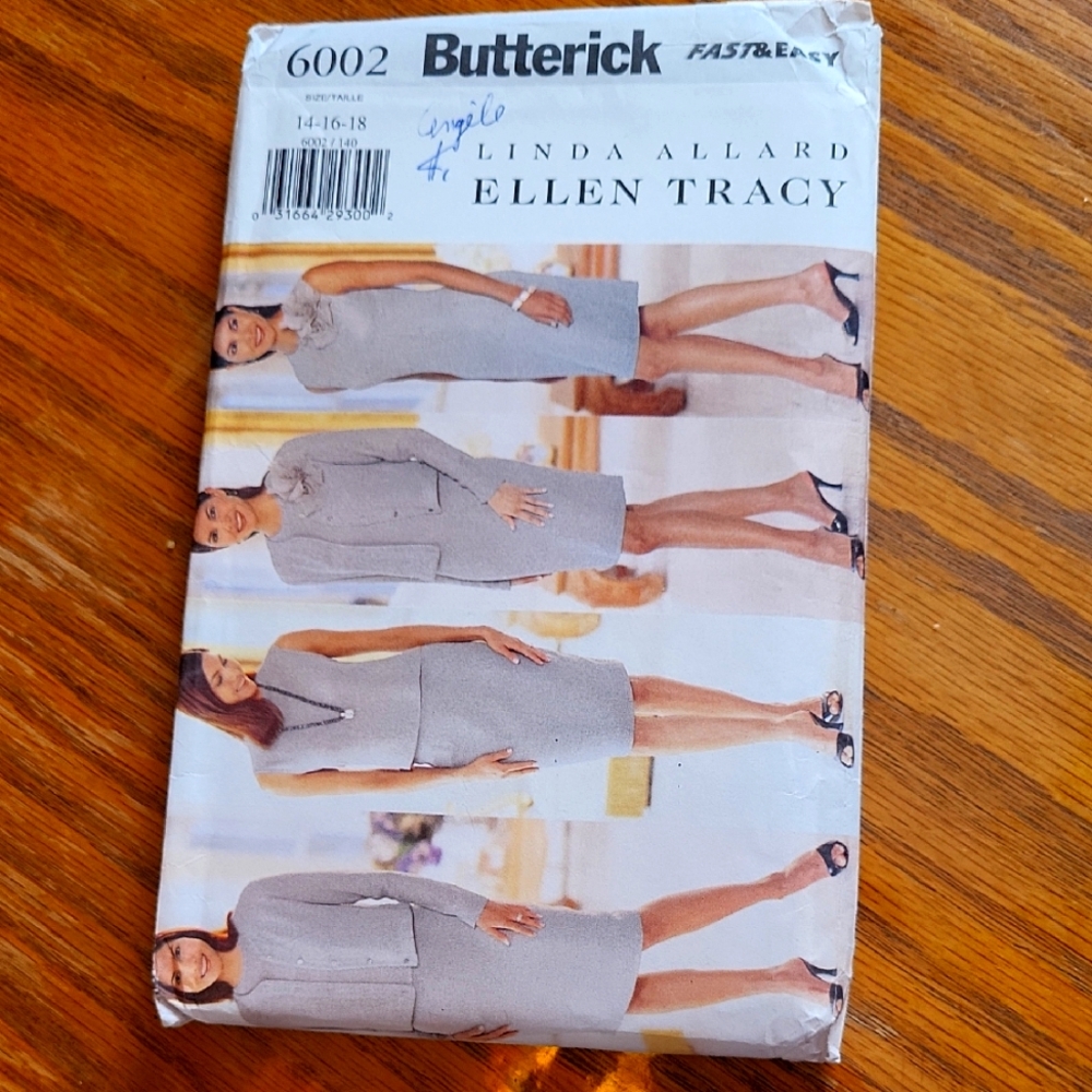 Butterick Ellen Tracy Sewing Pattern
